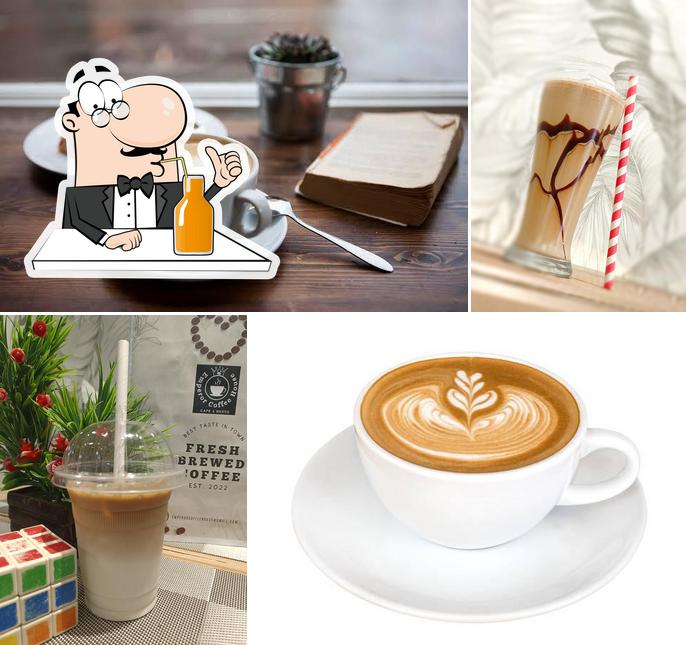 Enjoy a beverage at Emperor Coffee House