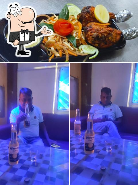 Among various things one can find interior and food at Sarra RESTROBAR