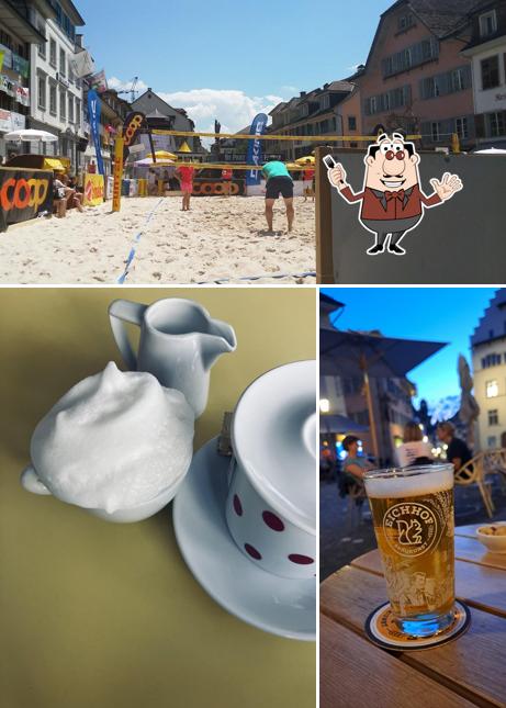 La cibo e area giochi del ristorante