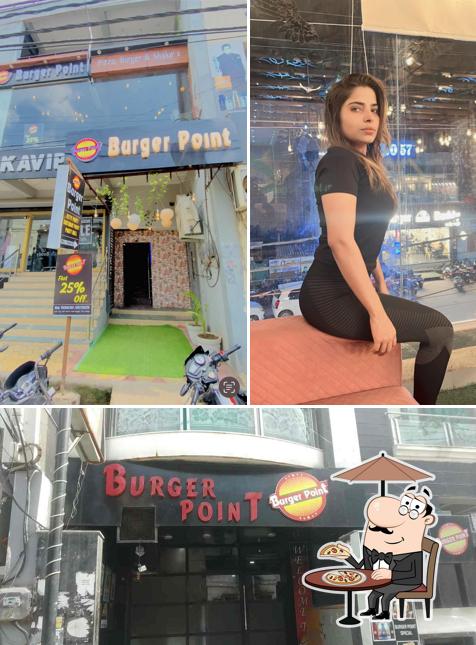 Check out how Burger point looks outside