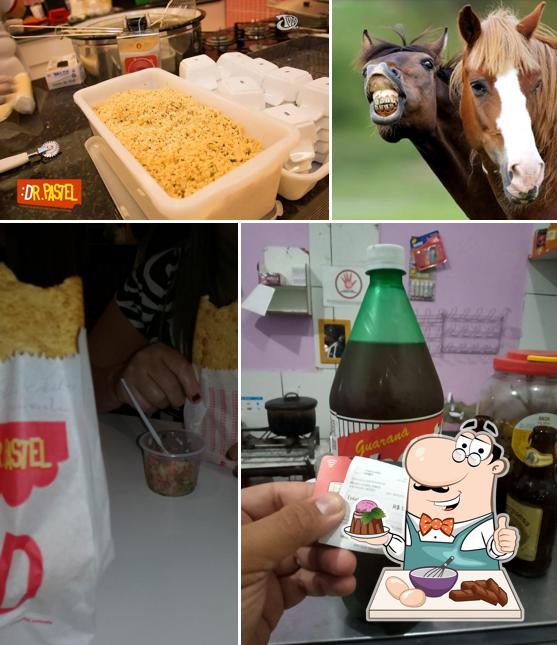 Dr. Pastel Sorocaba serve uma variedade de sobremesas