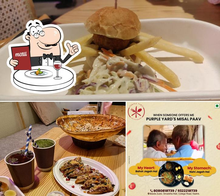 Food at Purple Yard - Best Restaurants in Nashik Jain Food Best Cafe in Nashik Nashik Famous Food