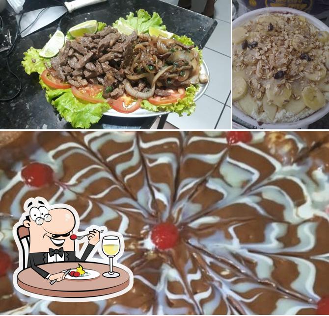 Platos en Aroma e Sabor pizzaria