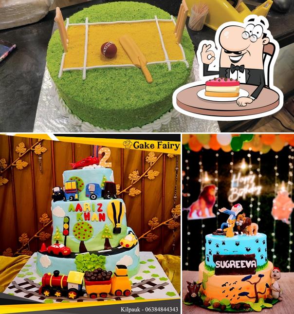 Here's an image of Cake Fairy- cake shop & 1 st birthday cake , customized tier theme cake , wedding cakes & more