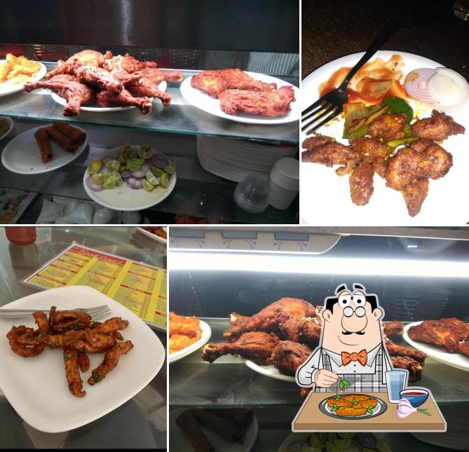 Chicken wings at Hotline's Food Court