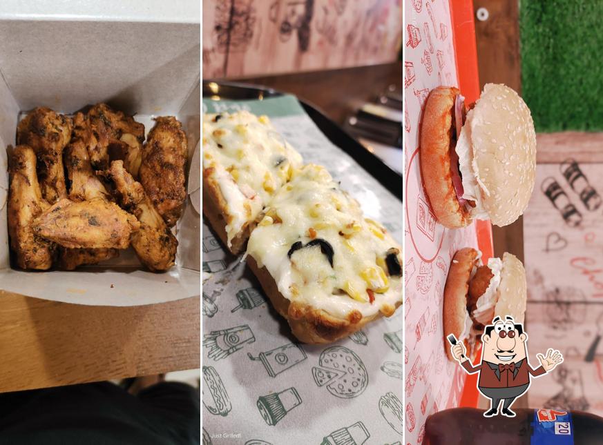 Meals at Just Grilled Cafe