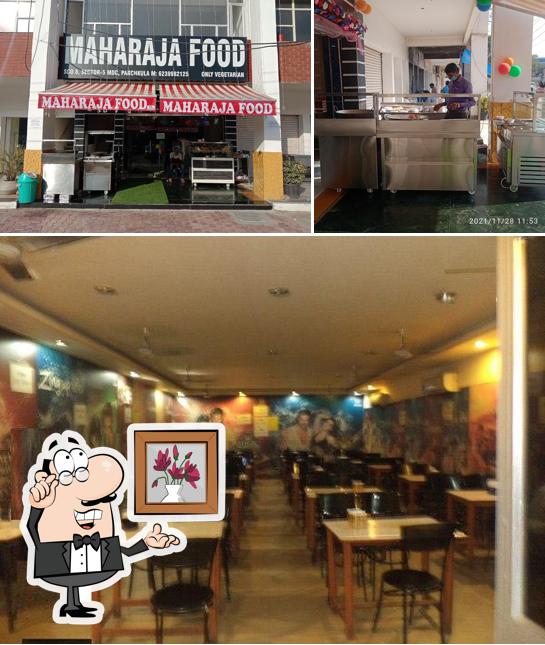 The interior of Maharaja food