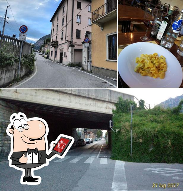Questa è la immagine che mostra la esterno e tavolo da pranzo di Ristorante Pizzeria Ante Omnia