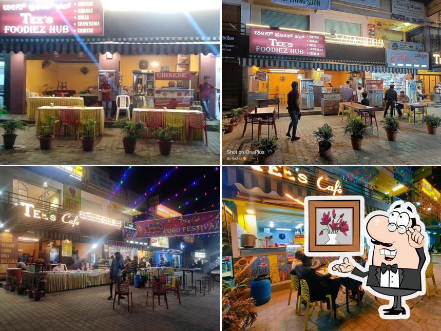 The interior of Tee's Cafe