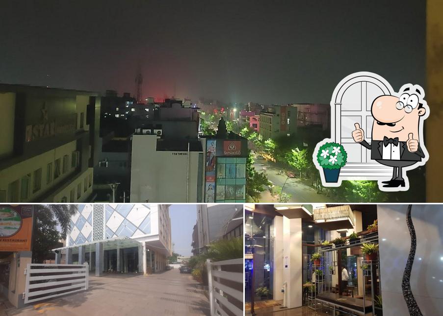 Check out the outside part of Paradigm Sarovar Portico, Kakinada