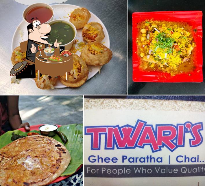 Meals at Tiwaris Ghee Paratha Chats