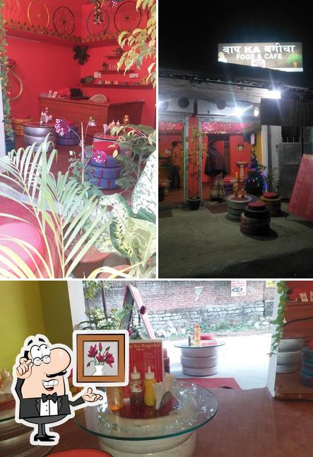 The interior of Baap Ka Bagicha Food Cafe