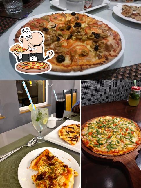 Order pizza at Little Italy Restaurant