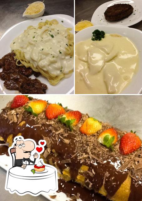 O Cafe E... provê uma gama de sobremesas