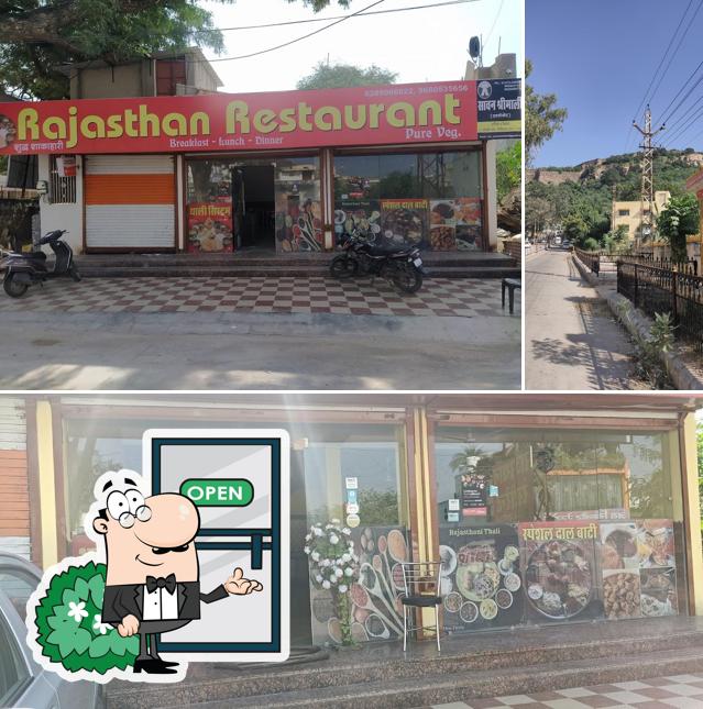 The exterior of Rajasthan Restaurant