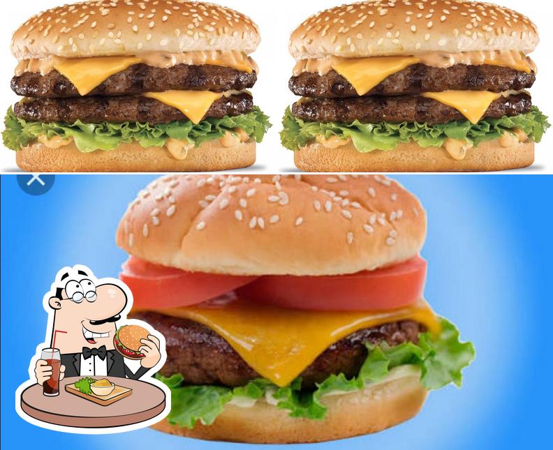 Get a burger at BURGER CAFE