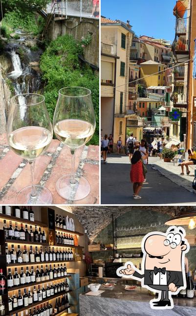 Gli interni di Cantina Marinella