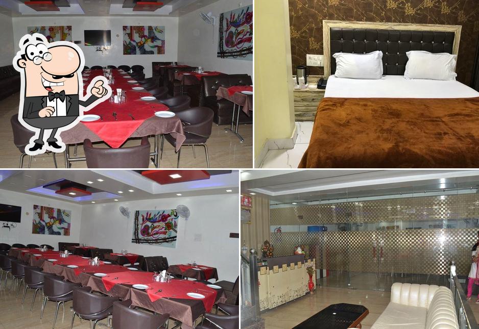 The interior of Kd hotel budaun