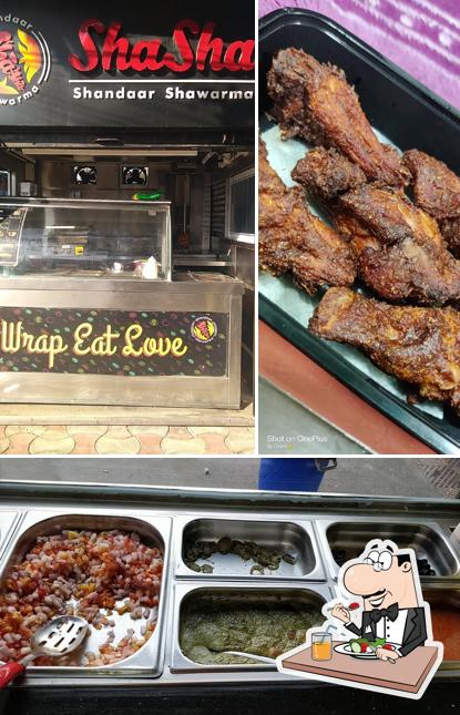 Food at Shasha Shandaar Shawarmaa