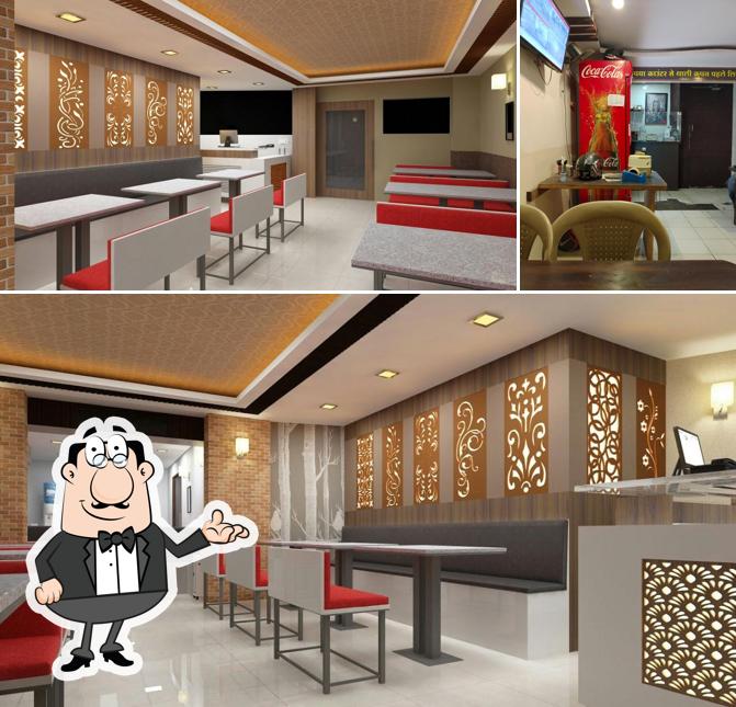 The interior of Shivraj The Thali Restaurant