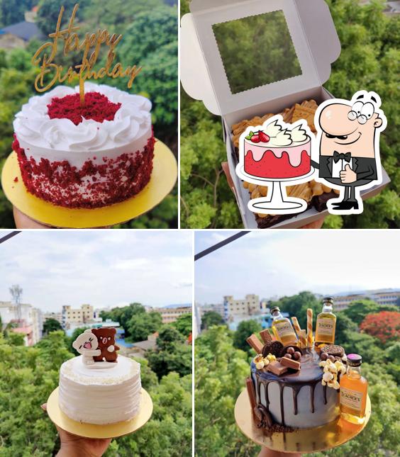 Red velvet cake at The Dessert Bar