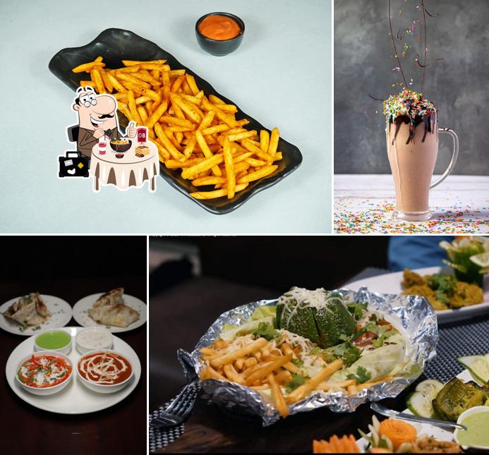 Chocolate mousse at punjab junction churchur naan