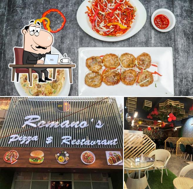 Romano's Pizza & Restaurant is distinguished by interior and food