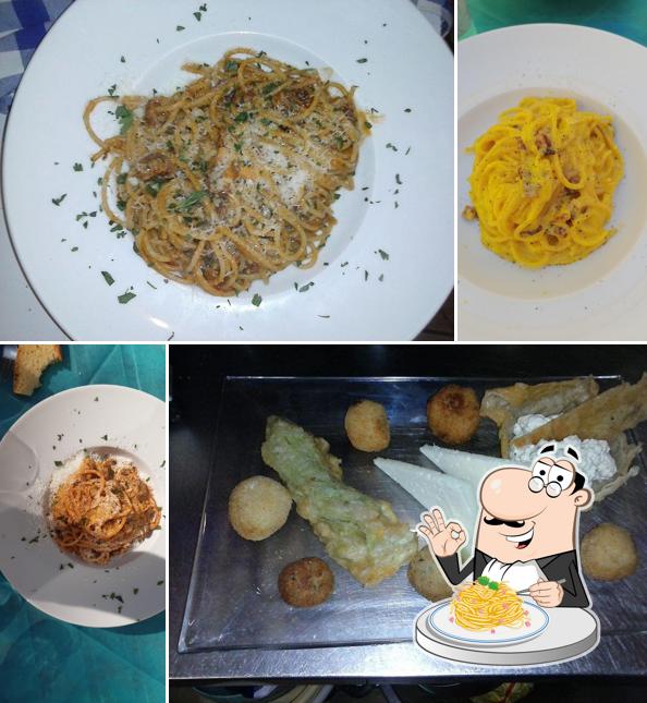 Spaghetti alla carbonara al Trattoria Zi Righetta