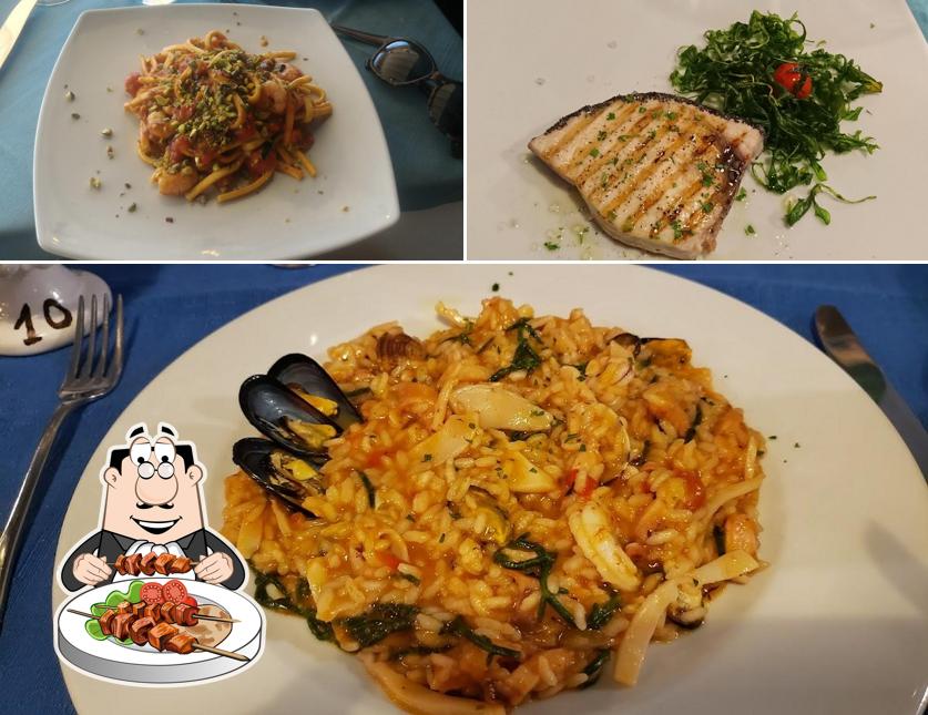 Platti al Ristorante Vecchia Marina Cefalu'
