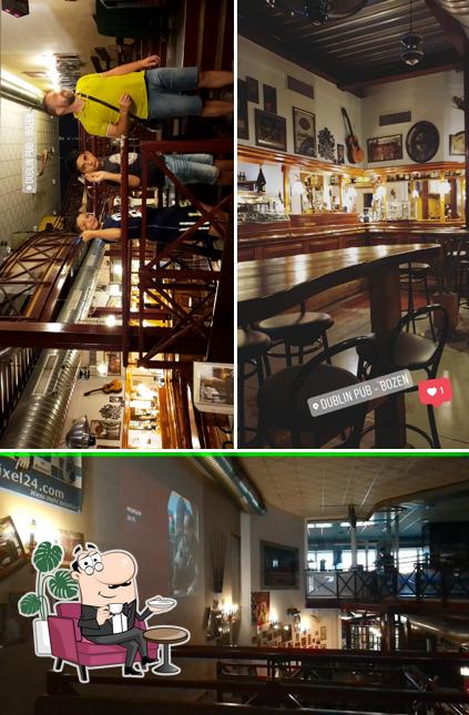 Gli interni di Dublin Pub