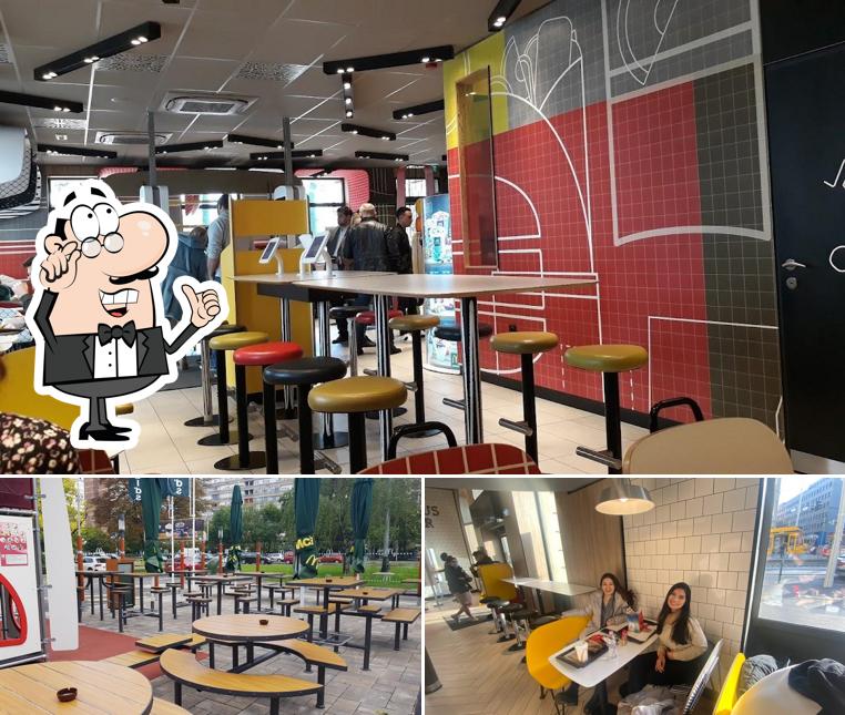 Dai un'occhiata agli interni di McDonald's Kruge