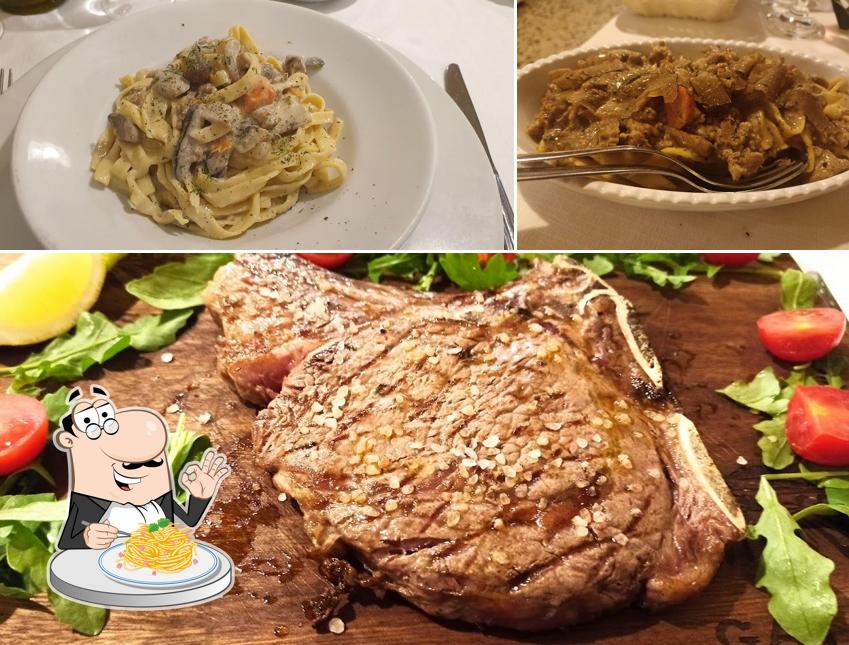 Spaghetti alla carbonara al Fattoria Galasso