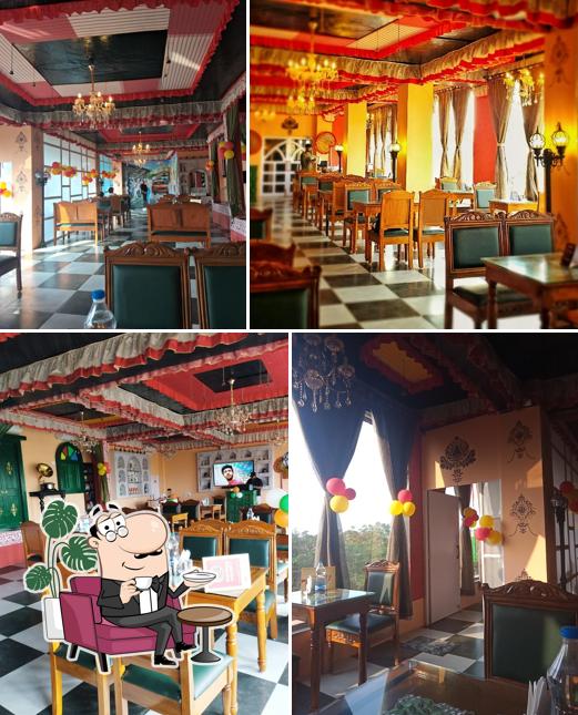 The interior of Bong Pizza