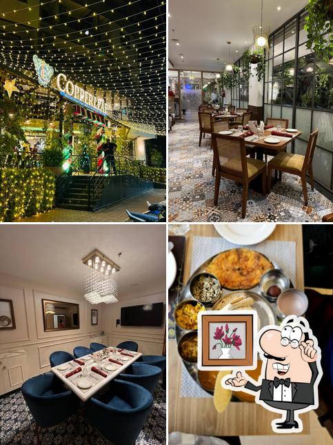 Take a seat at one of the tables at Copperleaf Panaji