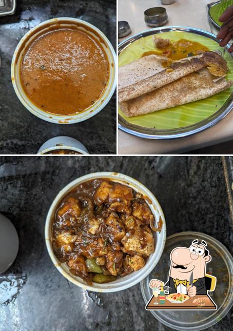 Food at Hotel Siruvani