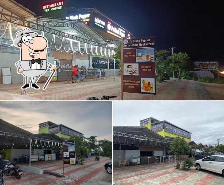 Enjoy the view outside J's Black Pepper Multicuisine restaurant