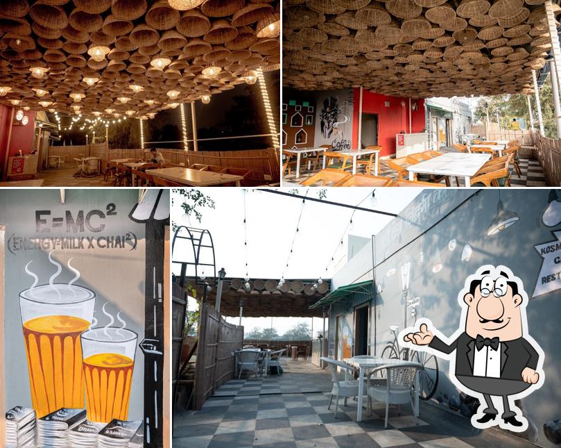 The interior of Kosmicko Cafe & Restaurant