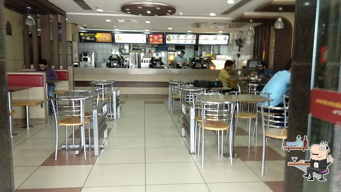 The interior of McDonald's
