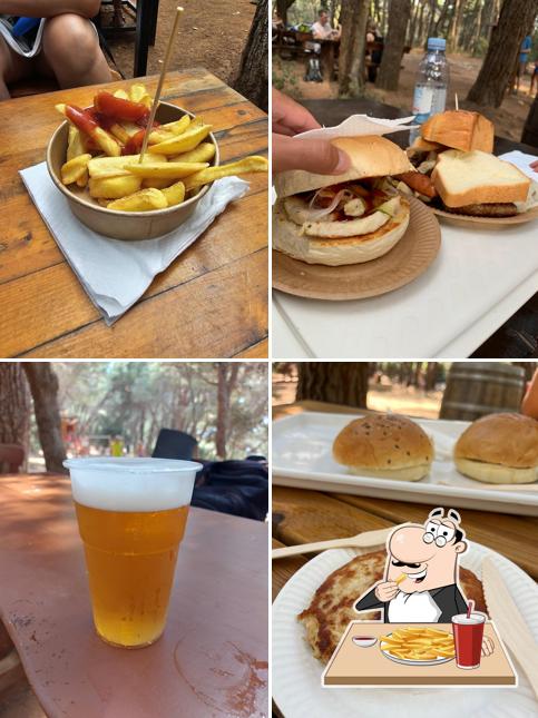 Patatine fritte al Beach bar Pinižule