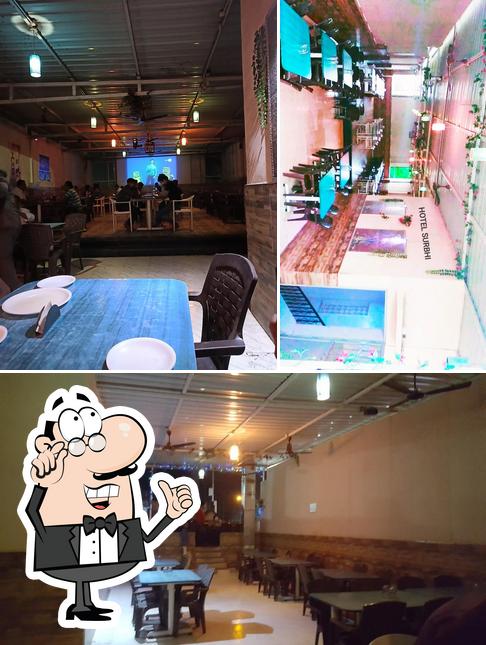 The interior of Hotel Surbhi restaurant & bar