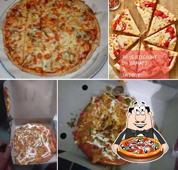 Pick various kinds of pizza