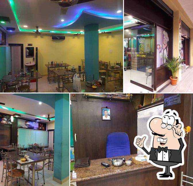 The interior of Hotel Saba