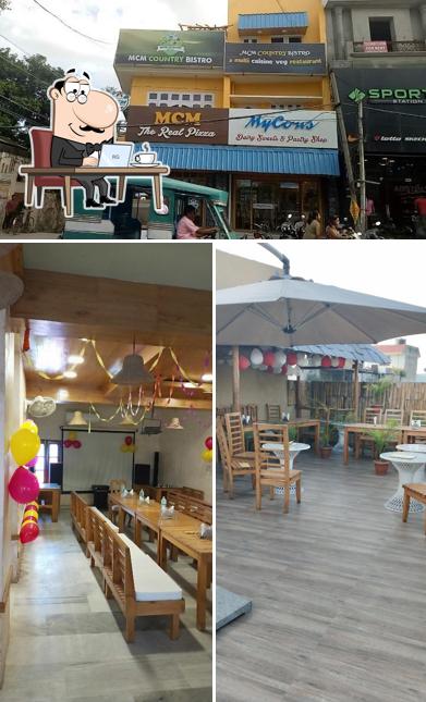 The interior of MCM Café and Restro