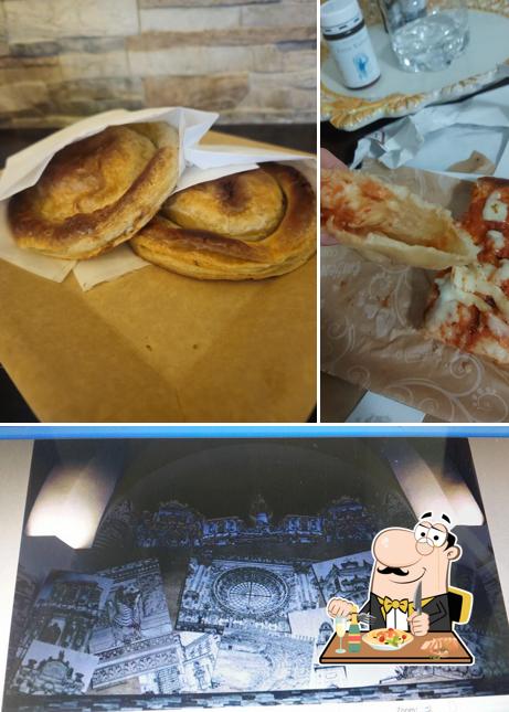 La cibo e esterno del ristorante