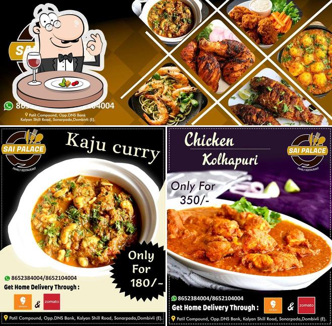Food at Sai Palace Family Restaurant