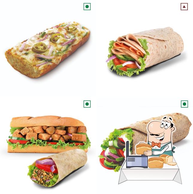 Garlic bread at Subway Restaurants