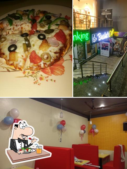 Check out the picture displaying food and interior at BARBIE'S (PIZZA+ BURGER+ SANDWICH)