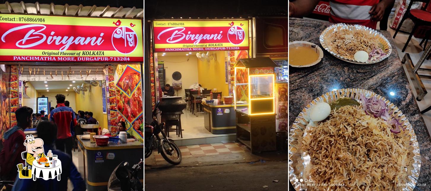 Food at Biryani Adda