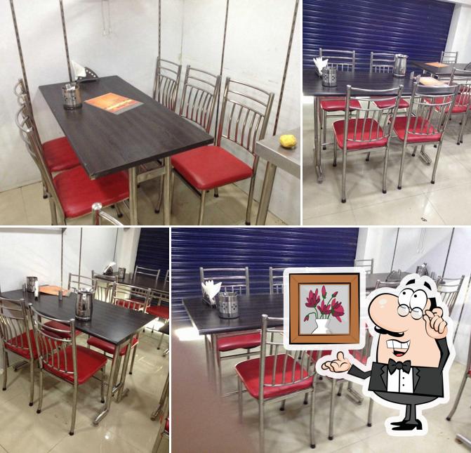 The interior of Biryani Xpress