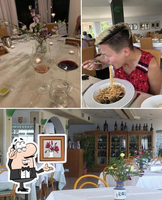 Gli interni di Da Ciccio